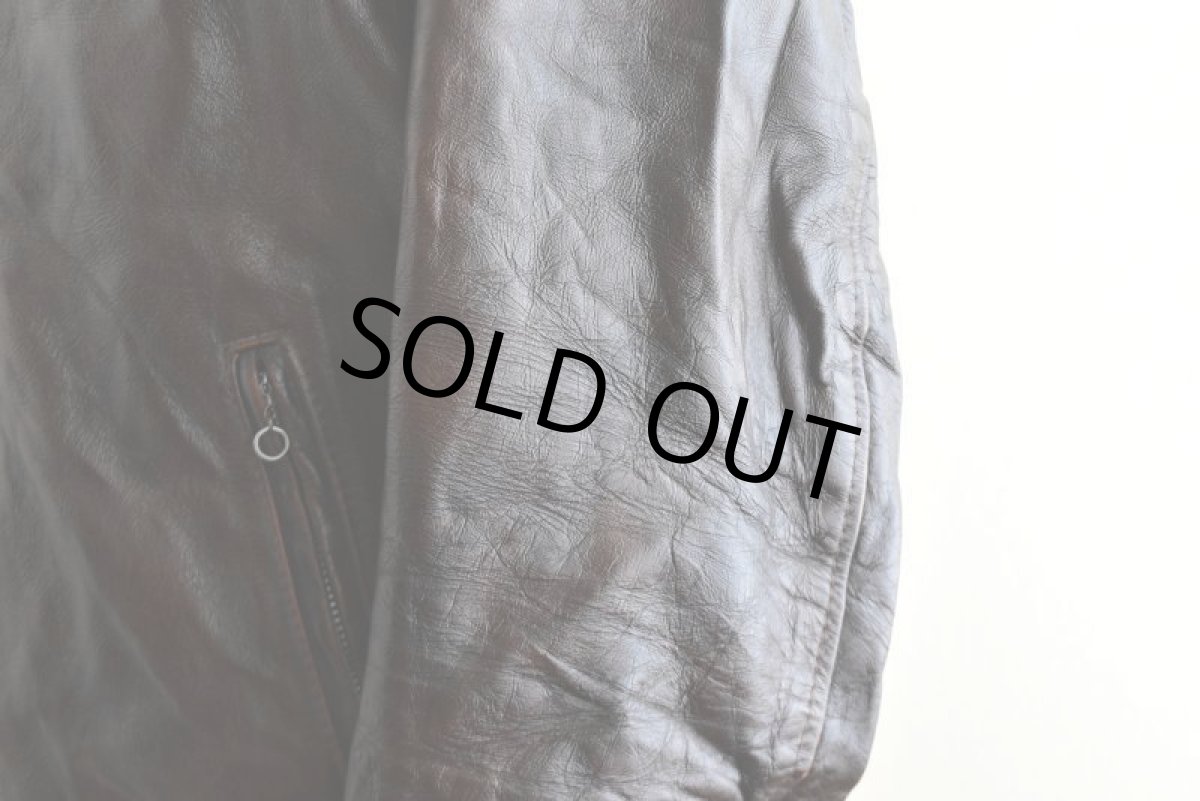 画像15: 1970s Lesco LEATHERS シングルライダースジャケット　 表記42  (15)