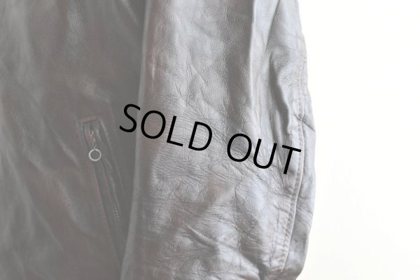 画像15: 1970s Lesco LEATHERS シングルライダースジャケット  表記42