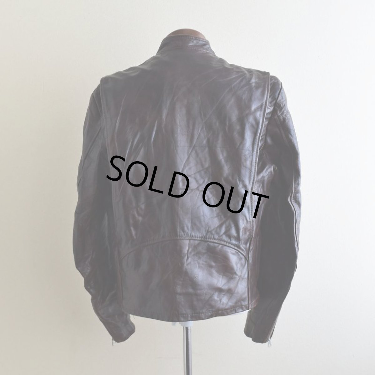 画像3: 1970s Lesco LEATHERS シングルライダースジャケット　 表記42  (3)