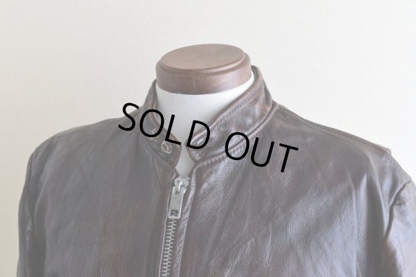 画像8: 1970s Lesco LEATHERS シングルライダースジャケット  表記42