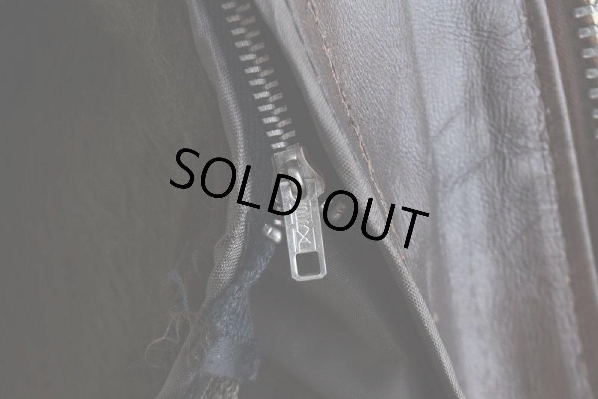 画像23: 1970s Lesco LEATHERS シングルライダースジャケット　 表記42  (23)