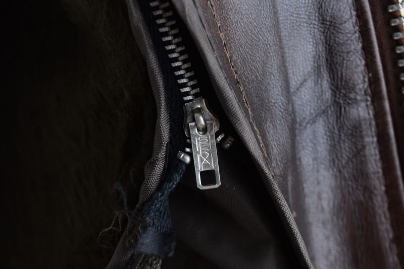1970s Lesco LEATHERS シングルライダースジャケット 表記42 - 古着屋