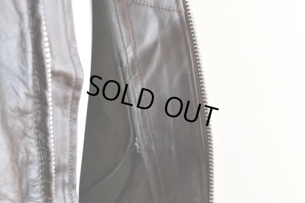 画像22: 1970s Lesco LEATHERS シングルライダースジャケット  表記42