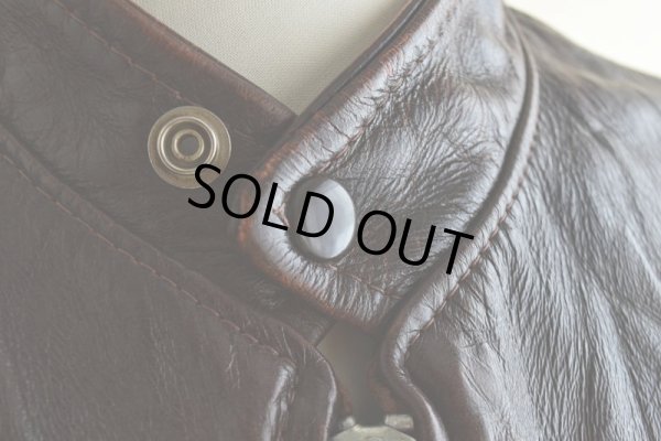 画像9: 1970s Lesco LEATHERS シングルライダースジャケット  表記42