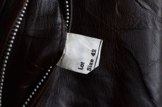 画像14: 1970s Lesco LEATHERS シングルライダースジャケット　 表記42  (14)