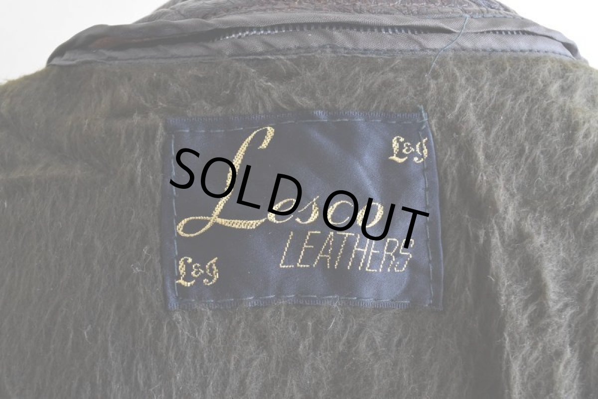 画像6: 1970s Lesco LEATHERS シングルライダースジャケット　 表記42  (6)