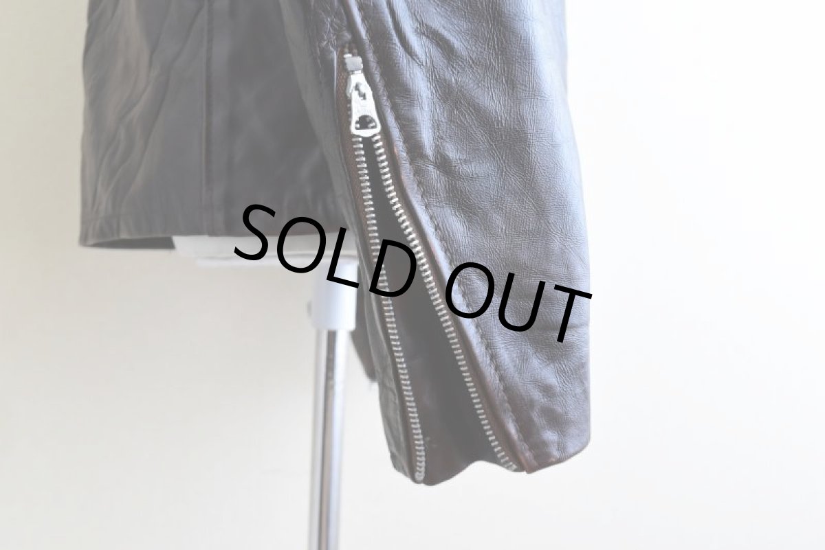 画像18: 1970s Lesco LEATHERS シングルライダースジャケット　 表記42  (18)