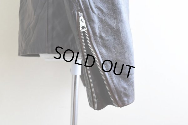 画像18: 1970s Lesco LEATHERS シングルライダースジャケット  表記42