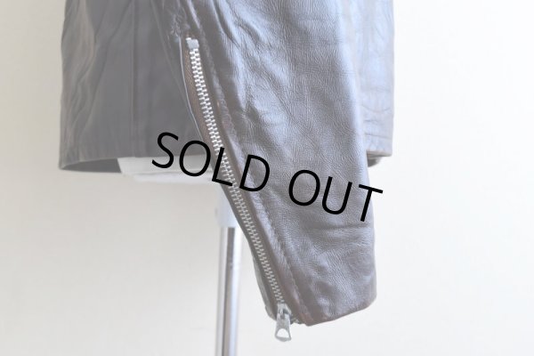 画像17: 1970s Lesco LEATHERS シングルライダースジャケット  表記42