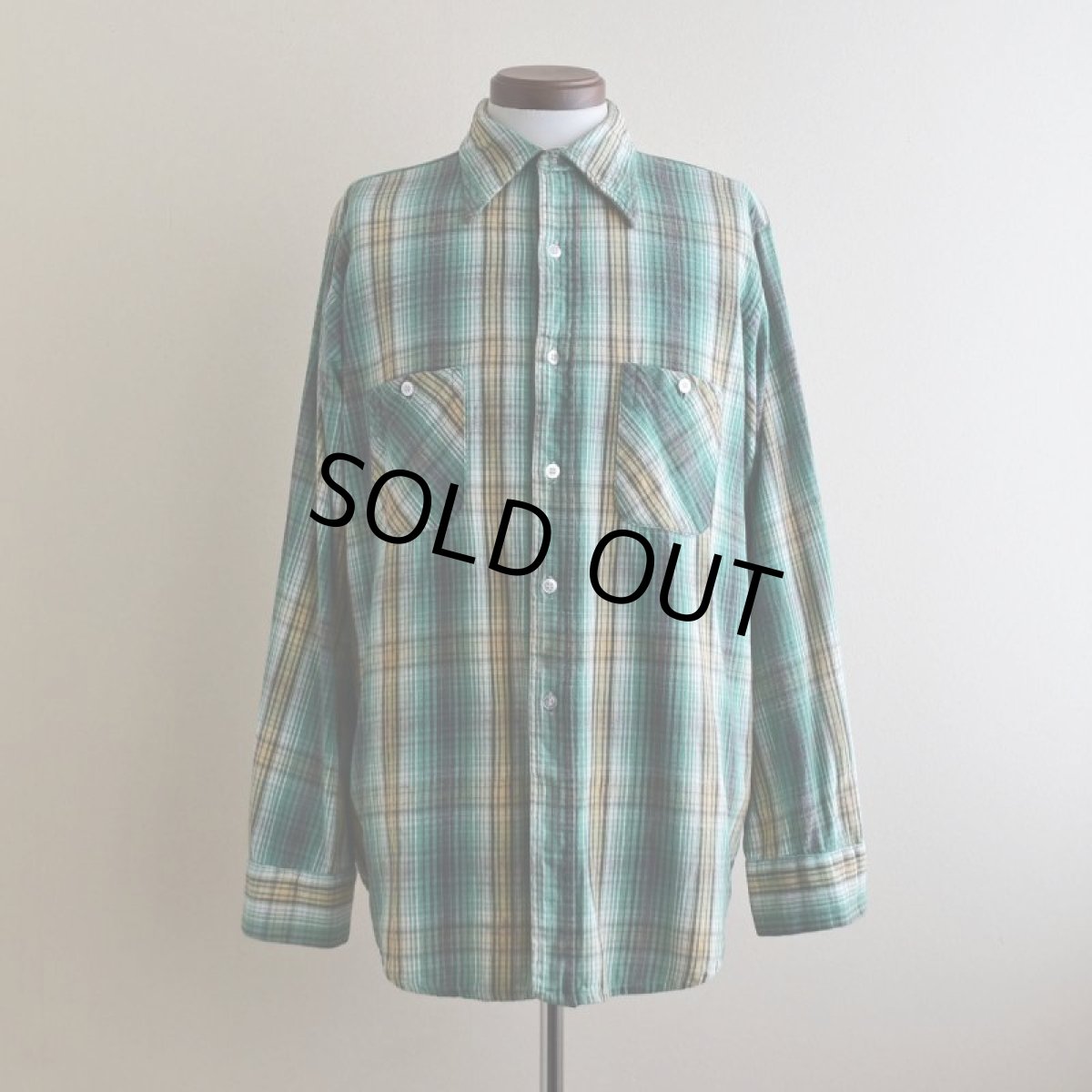 画像1: 1970s NORTHWAY ヘビーネルシャツ　 "MADE IN USA"　 実寸L  (1)