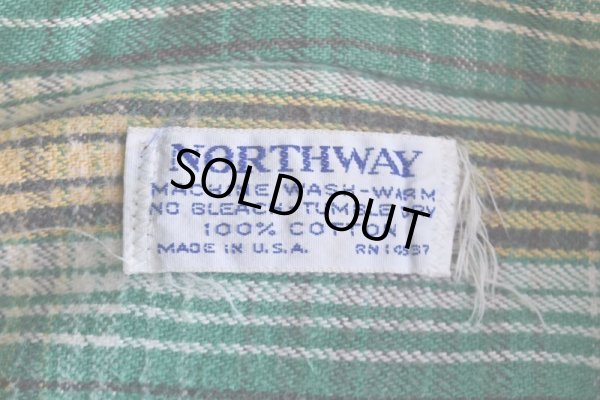 画像5: 1970s NORTHWAY ヘビーネルシャツ  "MADE IN USA"  実寸L