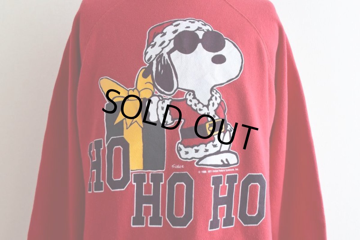 画像8: 1970-80s ARTEX SNOOPY JOE COOL クリスマス スウェット 　 "MADE IN USA"　 表記M  (8)