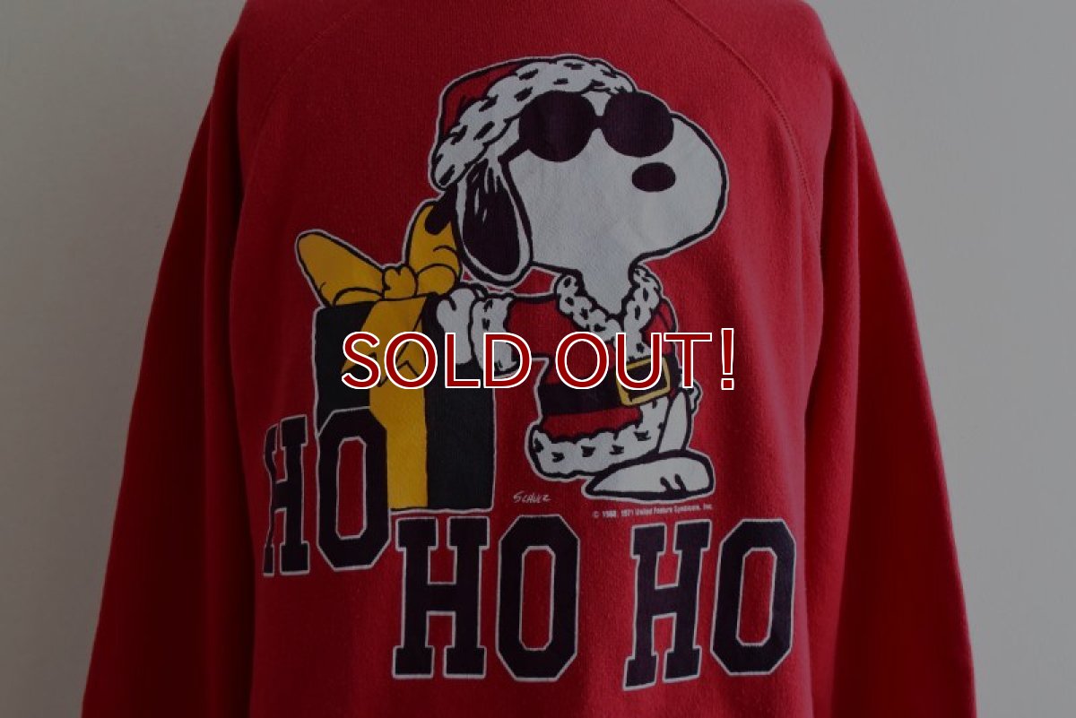 画像8: 1970-80s ARTEX SNOOPY JOE COOL クリスマス スウェット 　 "MADE IN USA"　 表記M  (8)