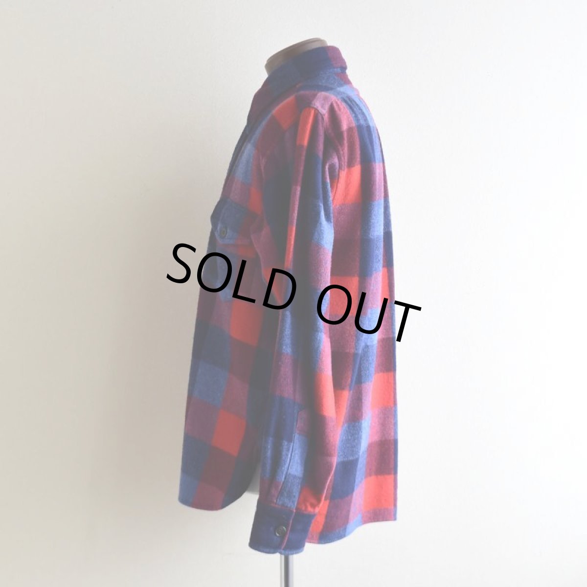 画像4: 1940s McGREGOR マチ付きウールシャツ　 表記M  (4)