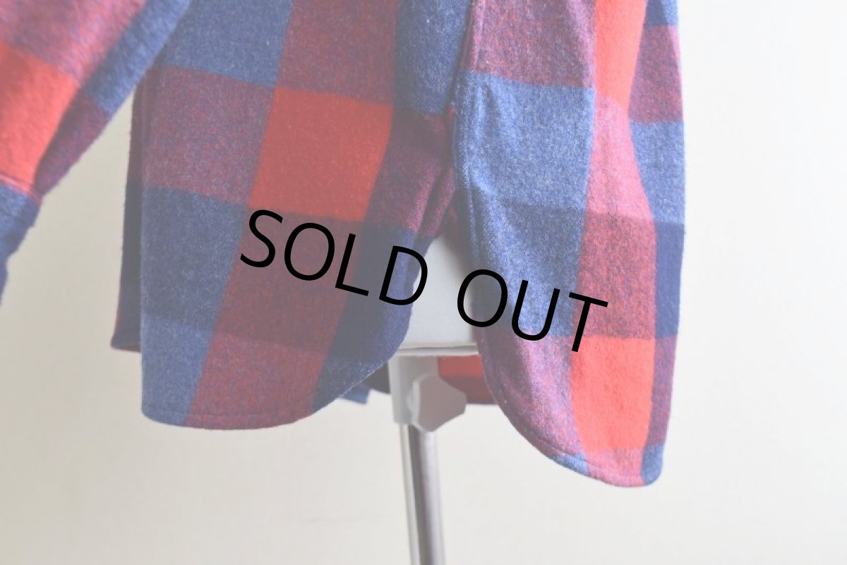 画像12: 1940s McGREGOR マチ付きウールシャツ　 表記M  (12)