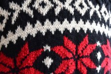 画像9: Polo by RalphLauren 雪柄ウールセーター　 "HAND KNIT"　 表記L  (9)