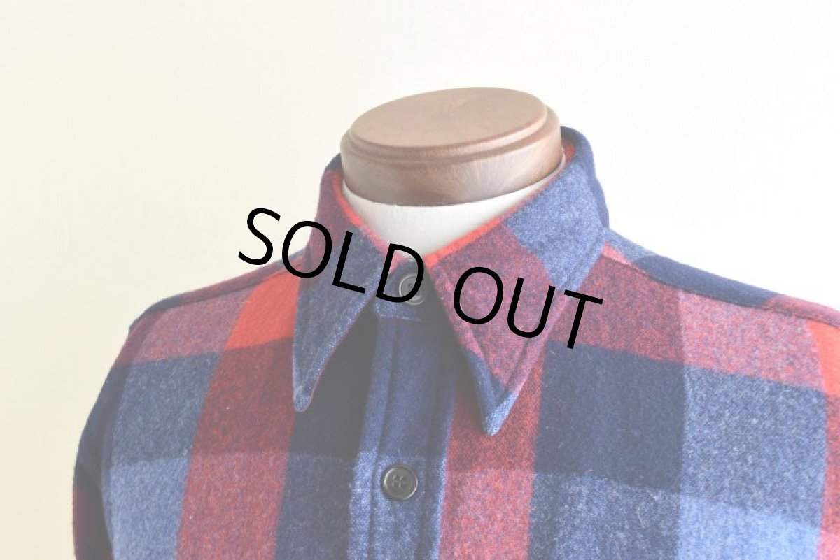 画像7: 1940s McGREGOR マチ付きウールシャツ　 表記M  (7)