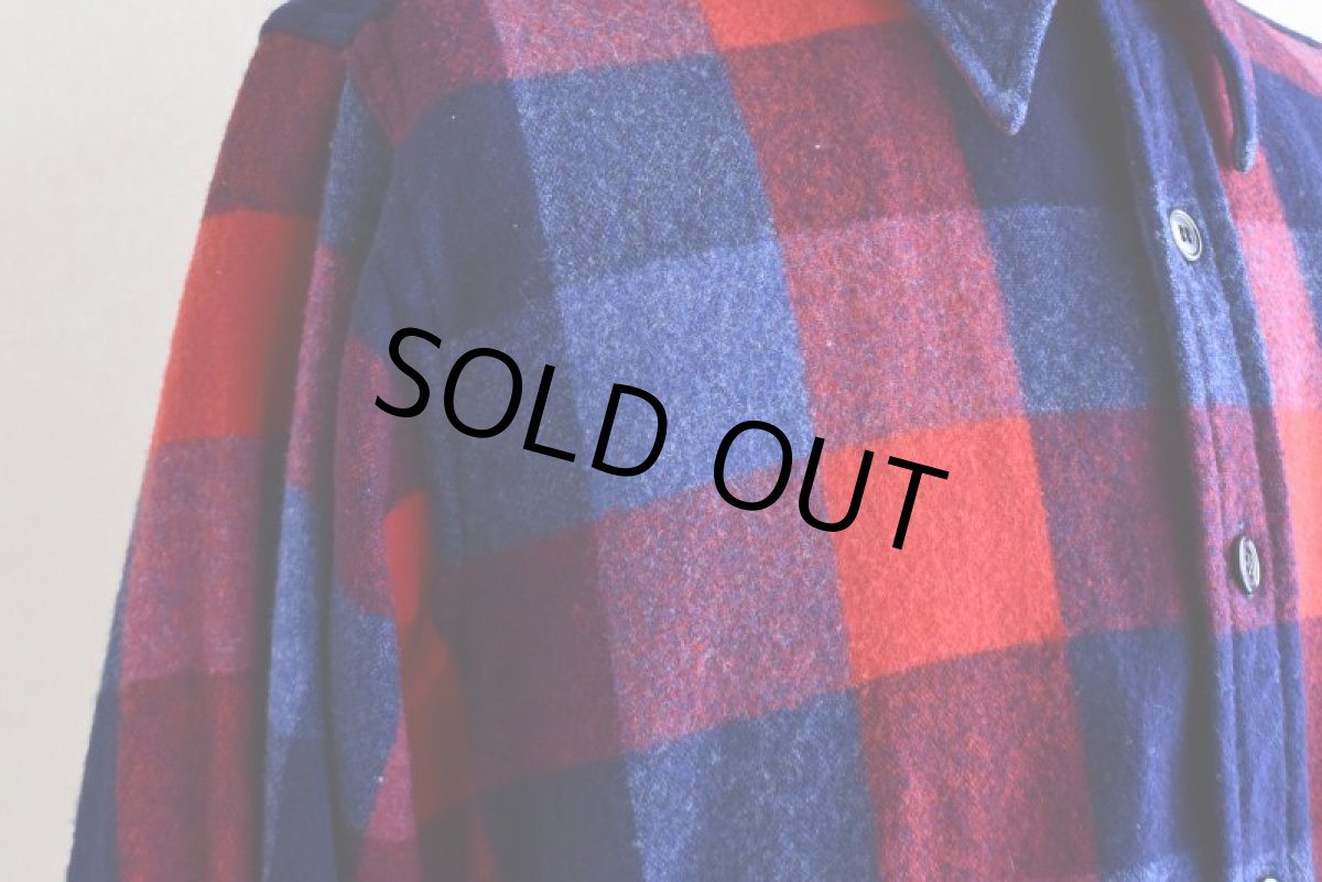 画像8: 1940s McGREGOR マチ付きウールシャツ　 表記M  (8)