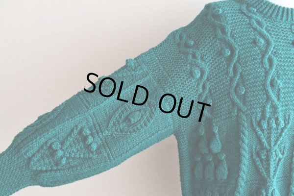 画像10: Athena Designs アランセーター　 "MADE IN IRELAND"　 実寸L 