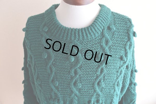 画像9: Athena Designs アランセーター　 "MADE IN IRELAND"　 実寸L 