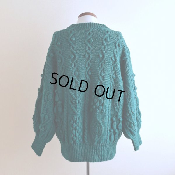 画像3: Athena Designs アランセーター　 "MADE IN IRELAND"　 実寸L 