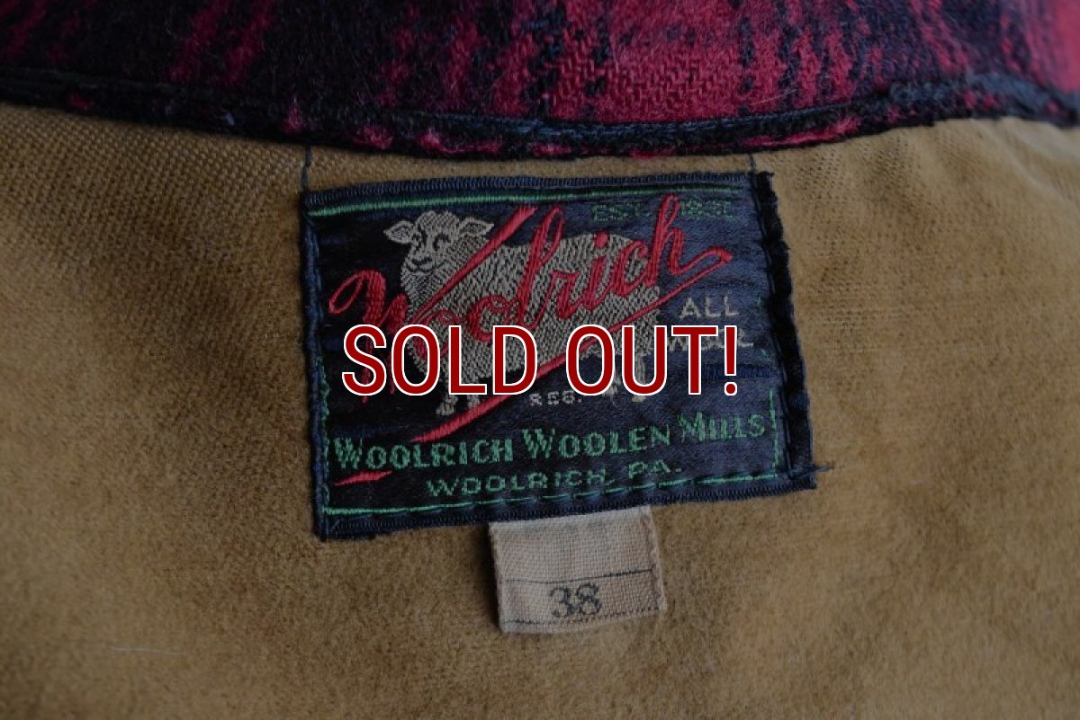 画像6: 1940s Woolrich マッキーノジャケット 　 表記38  (6)