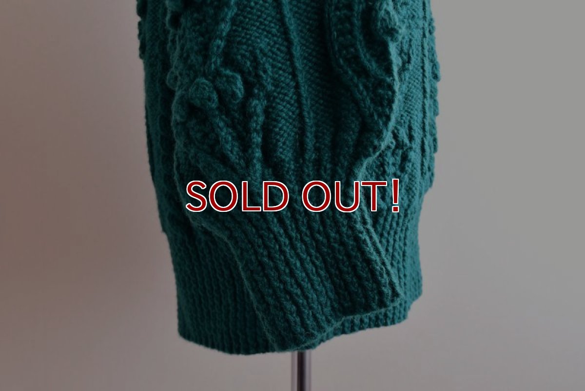画像12: Athena Designs アランセーター　 "MADE IN IRELAND"　 実寸L  (12)