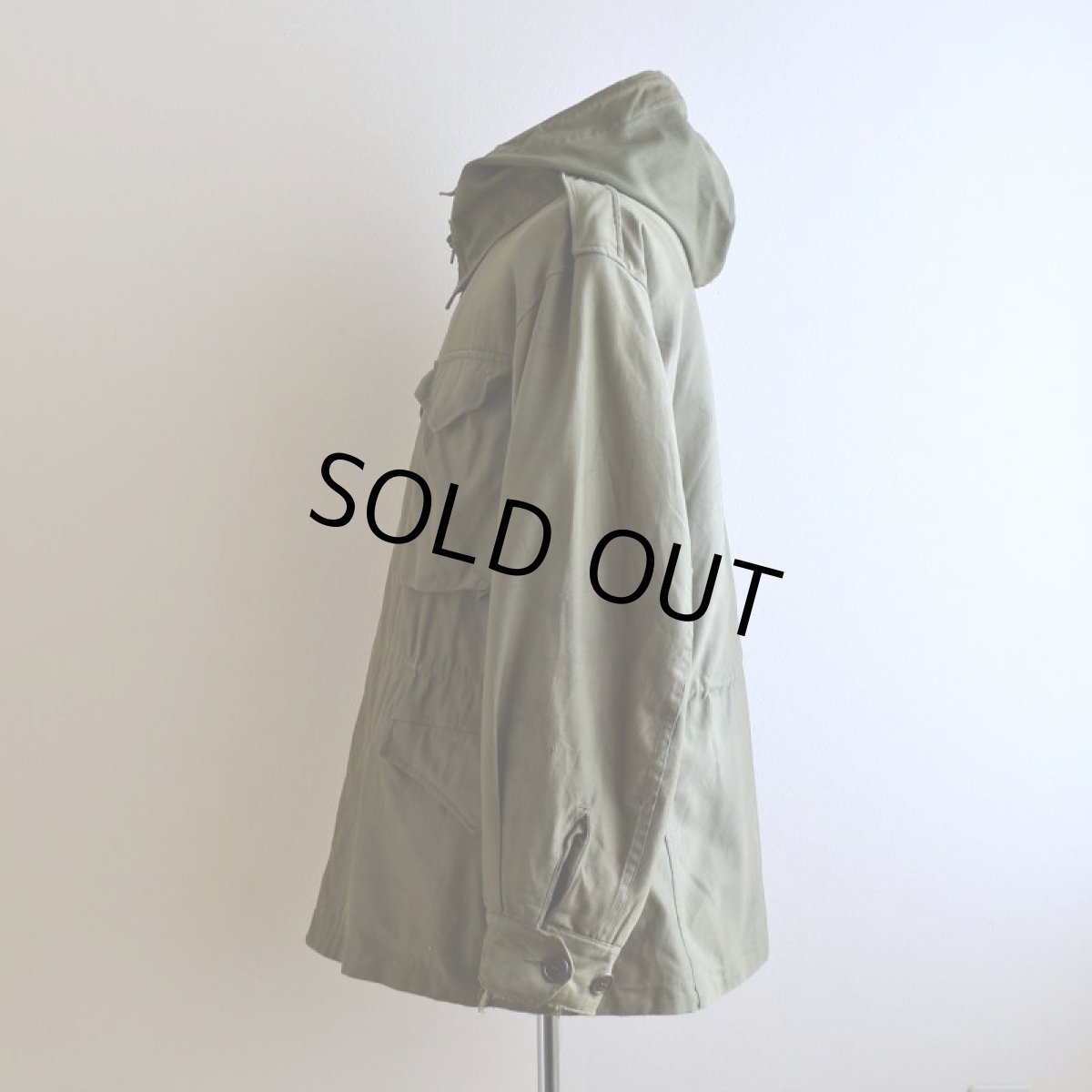 画像4: 1940s US.ARMY M-43 フィールドジャケット　 "フード付き" 　 表記38R  (4)