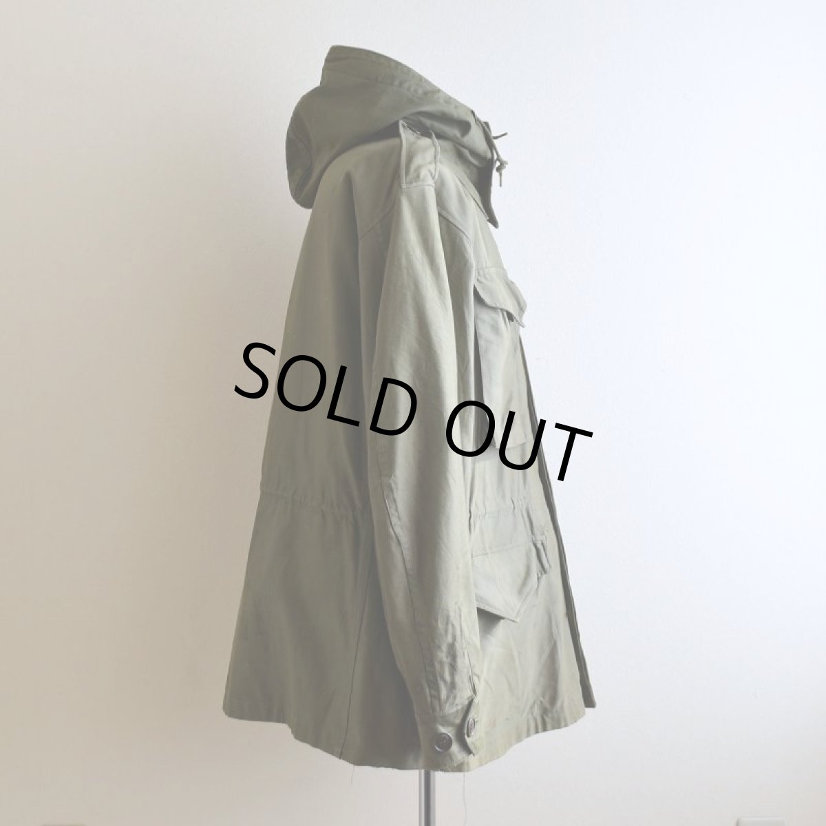 画像2: 1940s US.ARMY M-43 フィールドジャケット　 "フード付き" 　 表記38R  (2)