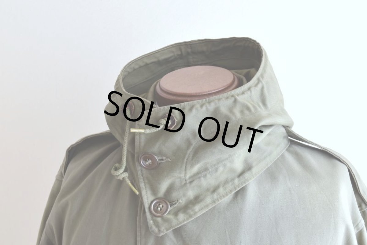 画像9: 1940s US.ARMY M-43 フィールドジャケット　 "フード付き" 　 表記38R  (9)