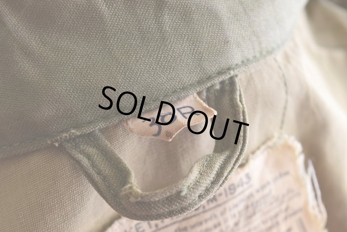 画像7: 1940s US.ARMY M-43 フィールドジャケット　 "フード付き" 　 表記38R  (7)