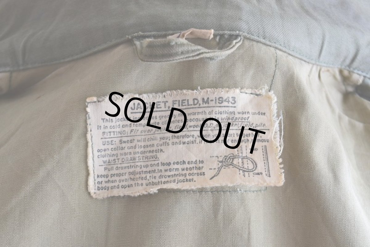 画像6: 1940s US.ARMY M-43 フィールドジャケット　 "フード付き" 　 表記38R  (6)