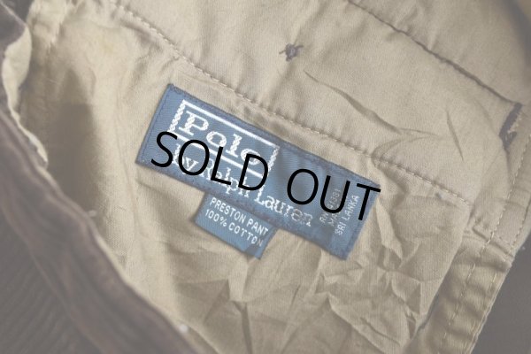 画像4: Polo by RalphLauren 太畝コーデュロイパンツ　  "PRESTON PANT"　 表記34×32 