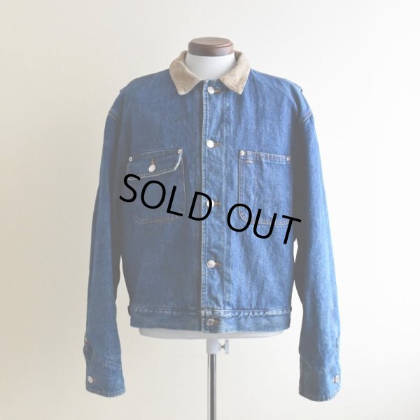 画像1: 1980-90s Polo RALPH LAUREN 裏ブランケット付きデニムジャケット　  "MADE IN USA"　 表記XL 
