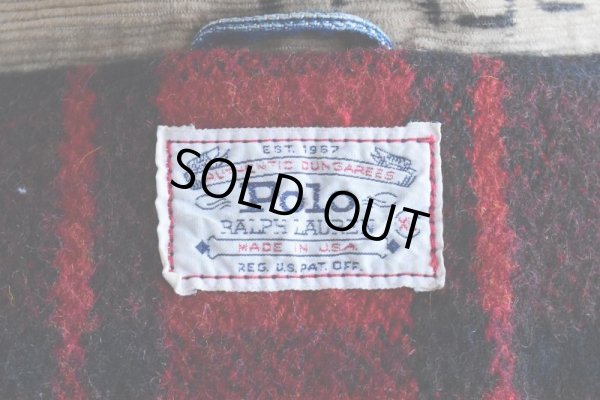 画像6: 1980-90s Polo RALPH LAUREN 裏ブランケット付きデニムジャケット　  "MADE IN USA"　 表記XL 