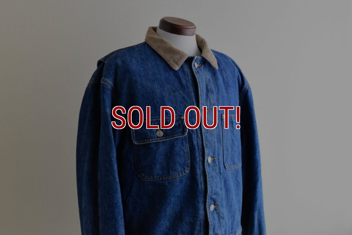 画像7: 1980-90s Polo RALPH LAUREN 裏ブランケット付きデニムジャケット　  "MADE IN USA"　 表記XL  (7)