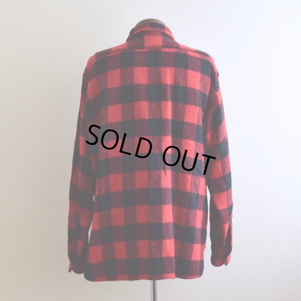 画像3: 1950s〜 PILGRIM マチ付きウールシャツ　  "MADE IN USA"　 実寸L 