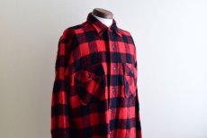 画像6: 1950s〜 PILGRIM マチ付きウールシャツ　  "MADE IN USA"　 実寸L  (6)