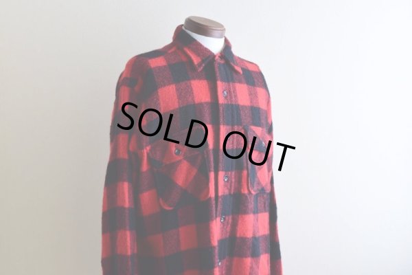 画像6: 1950s〜 PILGRIM マチ付きウールシャツ　  "MADE IN USA"　 実寸L 