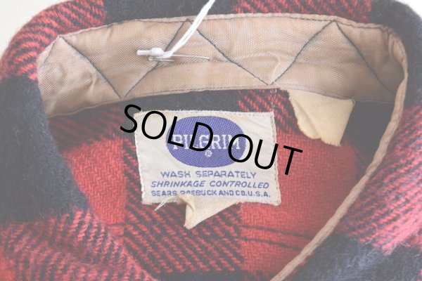 画像5: 1950s〜 PILGRIM マチ付きウールシャツ　  "MADE IN USA"　 実寸L 