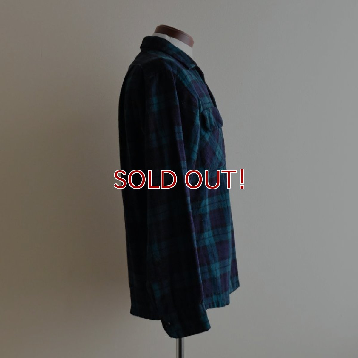 画像2: 1950s PENDLETON ウールシャツ　  "MADE IN USA"　 表記S  (2)