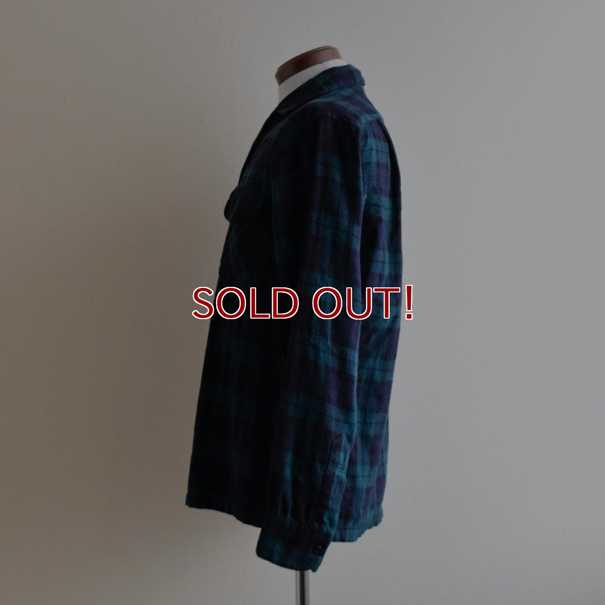 画像4: 1950s PENDLETON ウールシャツ　  "MADE IN USA"　 表記S  (4)