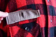 画像9: 1950s〜 PILGRIM マチ付きウールシャツ　  "MADE IN USA"　 実寸L  (9)