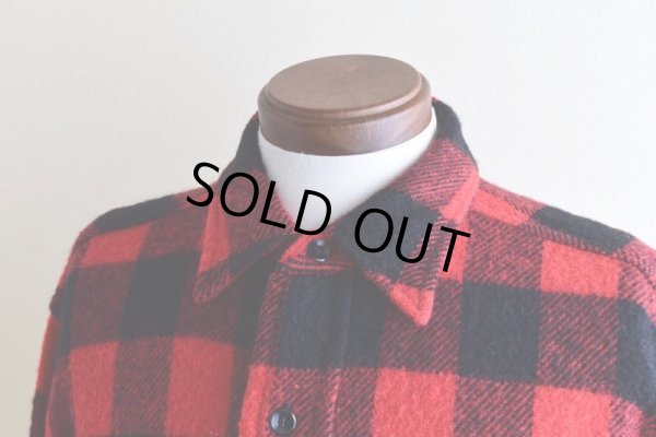 画像7: 1950s〜 PILGRIM マチ付きウールシャツ　  "MADE IN USA"　 実寸L 