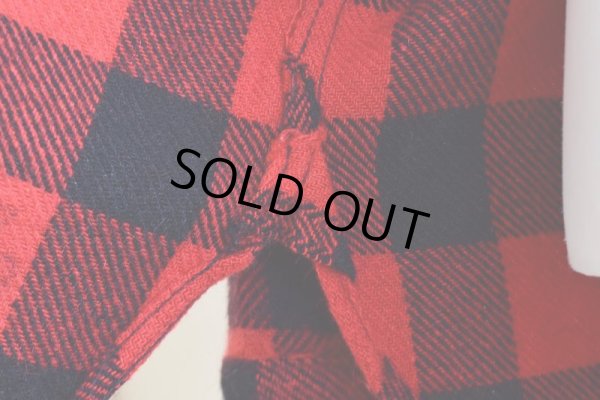 画像13: 1950s〜 PILGRIM マチ付きウールシャツ　  "MADE IN USA"　 実寸L 