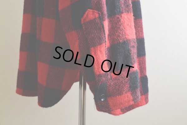 画像11: 1950s〜 PILGRIM マチ付きウールシャツ　  "MADE IN USA"　 実寸L 