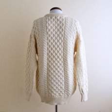 画像3: ARAN SWEATER MARKET フィッシャーマンセーター　  "MADE IN IRELAND"　 表記M  (3)