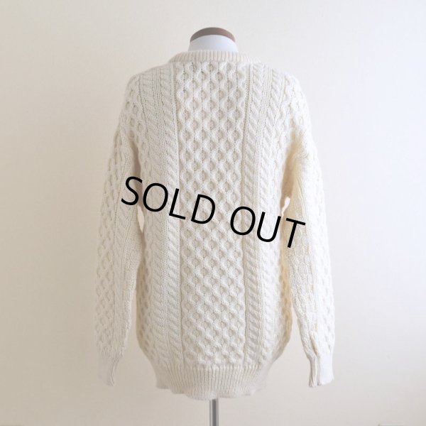画像3: ARAN SWEATER MARKET フィッシャーマンセーター　  "MADE IN IRELAND"　 表記M 