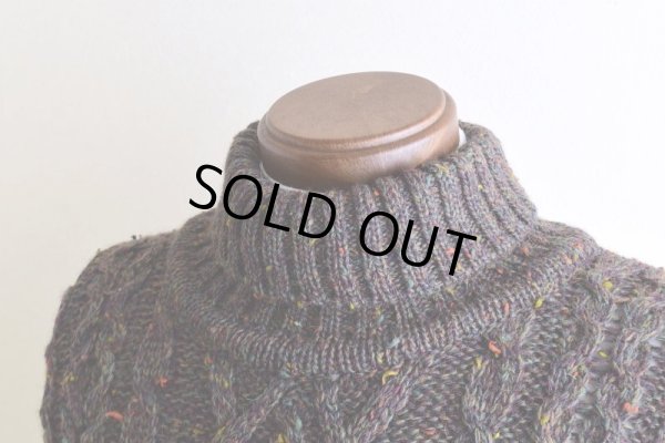 画像7: 1990s L.L.Bean タートルネック フィッシャーマンセーター　  "MADE IN IRELAND"　 表記XL 