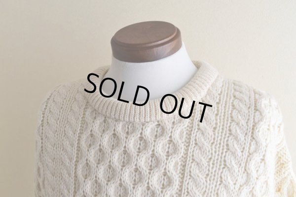 画像7: ARAN SWEATER MARKET フィッシャーマンセーター　  "MADE IN IRELAND"　 表記M 